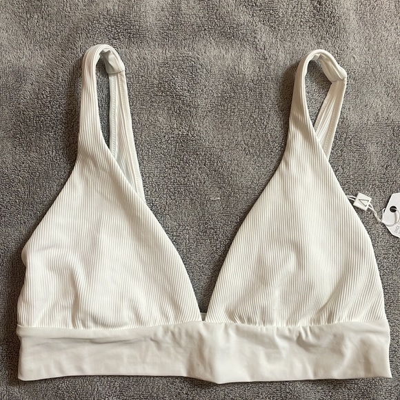 Boys + Arrows Reversible White Phil Bikini Top - Picture 4 of 12